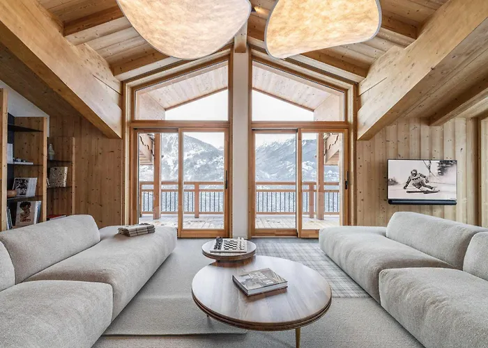 De Luxe Avec Espace Detente A Le Praz, Proche Des Pistes Et Commodites - Fr-1-568-42 Chalet Courchevel